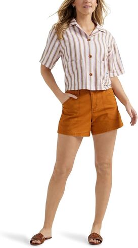 Lee Women's Legendary Short Sleeve Crop Chore Shirt in Saudi Arabia