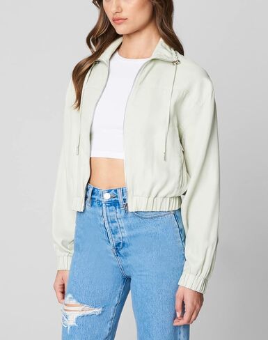 [BLANKNYC] womens Utility Jackets With Zipper Pocket Detail, Comfortable & Stylish Clothing CoatsJacket in Saudi Arabia