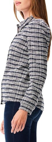 NIC+ZOE Women's Girlfriend Plaid Knit Jacket in Saudi Arabia