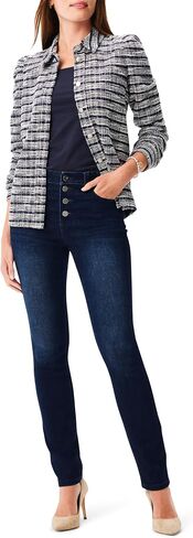 NIC+ZOE Women's Girlfriend Plaid Knit Jacket in Saudi Arabia