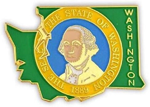 State Shaped Pin, Hat, Tie, Lapel, Etc. (Pick Any State) in Saudi Arabia
