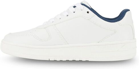 Nautica Sneakers Low-Top Basketball Style Lace Up Shoe for Boys Girls-Stafford Youth-White Size-13 in Saudi Arabia