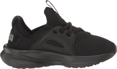 PUMA Soft Enzo Evo Sneaker, Black-Castlerock, 13.5 US Unisex Little Kid in Saudi Arabia