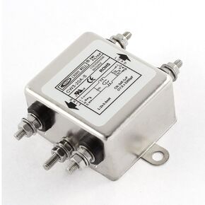 uxcell a15060800ux0452 Noise Suppressor Power EMI Filter, AC 115/250V, 20 Amp, CW3-20A-S