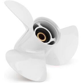 VIF OEM Upgrade14x19-K Aluminum Boat Propeller for Yamaha 150hp 175hp 200hp 220hp 225hp 250hp 300hp F150 F175 F200 F225 Outboard Engines,15 Tooth, 6G5-45945-01-98,Rh