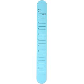 HARFINGTON Silicone Memo Wrist Band 9.37" x 1.14" 20cm 8 Inch Measure Ruler Waterproof Reusable Slap Bracelets Writable Erasable Wearable Strap Line Block Wristbands for Daily Life, Blue in Saudi Arabia