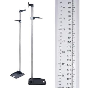 JJFFTAO，Aluminum alloy for adults and childrenHeight Measurement，Height Measure，Portable Height Measuring Rod(Error accuracy is adjustable)，8-85 in/20-217 cm，Used in homes, offices, gyms, schools, etc