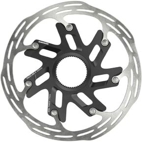 قرص الفرامل الدوار SRAM Paceline X - 160 مم، قفل مركزي، فضي/أسود