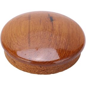 Aramox 2.5in Marine Steering Wheel Center Cap Teak Wood Gloss Finish Yachts Boats Accessories