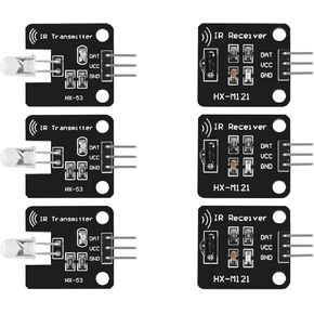 DUTTY Digital 38khz Ir Receiver Ir Transmitter Sensor Module Kit for Arduino 3pcs