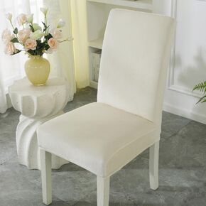 Velvet Dining Chair Covers Stretch Chair Covers for Dining Room Set of 4 Parson Chair Slipcovers Chair Protectors Covers Dining, Soft Thick Solid Velvet Fabric Washable (Camel, 4 Pcs)