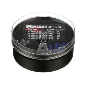 Panduit KP-FSD1 Ferrule Kit with #24 - 18 AWG Insulated Din Ferrules