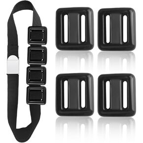 4 Pcs 2.2 lb Scuba Weight Belt,Diving Weight Belt with Metal Block Buckle Coated Dive Weights Nylon Dive Belt Suitable for Free Diving