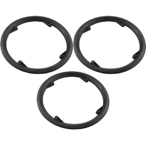 ZCZQC 3PCS Black MTB Bicycle Threaded Cover 42T4 Holes with Screws Bicycle Sprocket Protector Plastic Wheel Cover External Diameter 7.28 inches/185mm Suitable for Road Bikes