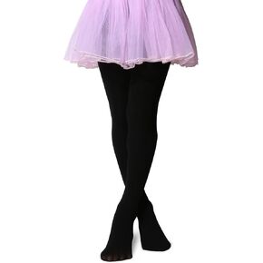 Henwarry Girls 90D Ballet Dance Tights School Uniform Soft Stockings Semi Opaque Footed Microfiber Leggings