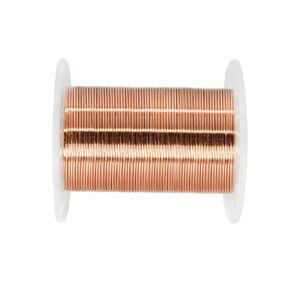 100FT Solid Copper Wire 99.9% Pure for Gardening, Electroculture, Science Projects, Beading, DIY Craft, Jewelry Making Soft Copper Wire Spool (24Gauge 0.019'' 100FT)