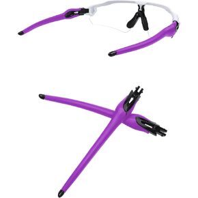 Replacement Temples Arms Legs Compatible with Oakley Radar EV Path/Pitch/Advancer Sunglasses-Black - Black