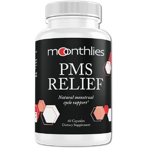 PMS Relief Supplement for Women Menstrual Cycle Support - Naturallly balance Mood Swings, Period Cramps, Bloating, Fatigue, Water Retention, PMDD, Perimenopause (60 Day Supply 120 Capsules) in Kuwait