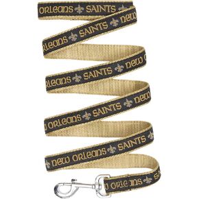 Pets First NFL NEW ORLEANS SAINTS Dog Leash & Cat Leash for Pets, SIZE: Small, STURDY LEASH, DURABLE, FASHIONABLE & AFFORDABLE!