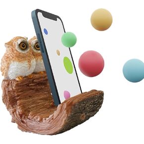 Cute Phone Stand for Desk, Cartoon Design Cell Phone Holder,Resein Desk Phone Stand, Cute Animal Desktop Accessories,Compatible with All Mobile Phones,Display Decoration for chid Bedroom