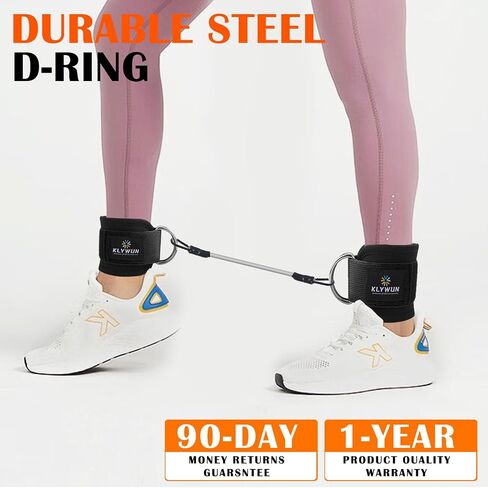 Ankle Resistance Bands with Cuffs, Ankle Bands for Working Out, Ankle Resistance Band for Leg, Booty Workout Equipment for Kickbacks Hip Fitness Training, Exercise Bands for Butt Lift Women in Saudi Arabia