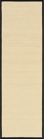 nuLOOM Suki Bordered 2x8 Indoor/Outdoor Runner Rug for Living Room Patio Deck Front Porch Entryway Hallway Kitchen, Tan in Saudi Arabia