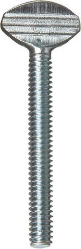 Small Parts Steel Thumb Screw, Zinc Plated Finish, Spade Head, Flat Point, Meets IFI 156, 3/4" Length, #8-32 UNC Threads, Imported (Pack of 100) in Saudi Arabia