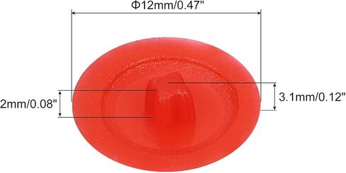 uxcell 100PCS Screw Cap Covers, 12mm Waterproof Plastic Screw Decorative Caps for Phillips Cam Lock Nuts Self-Tapping Screws, Beige in Kuwait
