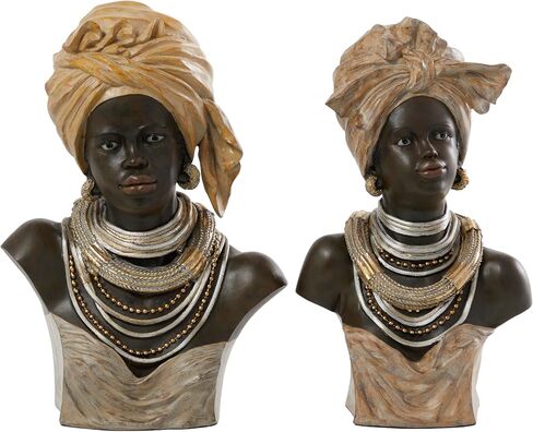Deco 79 Resin Swan Decorative Sculpture Textured Home Decor Statues, Set of 2 Accent Figurines 11", 12"H, White in Saudi Arabia