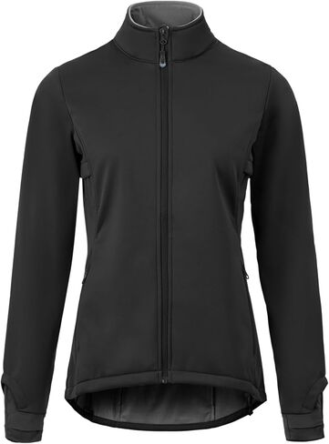 33,000ft Women's Waterproof Fleece Running Jacket Zip Up Athletic Winter Cold Weather Workout Cycling Track Jackets in Saudi Arabia