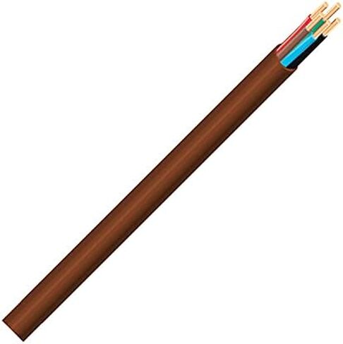 Thermostat Wire 18/8 18 Gauge 8 Conductor ETL 18-8 50 Feet Brown (18-8 Brown, 50Feet) in Saudi Arabia