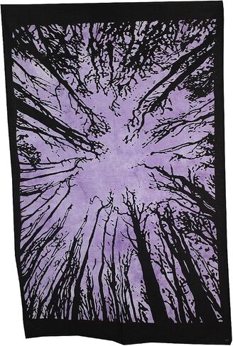Tie Dye Locust Trees Tapestry Urban Tapestry Tree of Life Forest Tapestry, Wall Hanging Rainbow Tye dye Locust Tree Tapestry Colorful Tapestry Poster in Saudi Arabia