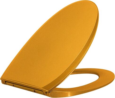 One Click Toilet Seat Elongated Toilet Seat Soft Slow Close Toilet Lid Easy Installation and Quick-Release Removable for Cleaning Stable Stainless Steel Hinge Design to Prevent Shifting in Saudi Arabia