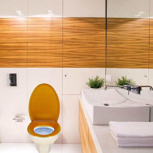 One Click Toilet Seat Elongated Toilet Seat Soft Slow Close Toilet Lid Easy Installation and Quick-Release Removable for Cleaning Stable Stainless Steel Hinge Design to Prevent Shifting in Saudi Arabia
