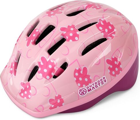 OutdoorMaster Kids Bike Helmet - from Toddler to Youth Sizes - Adjustable Safety Unicorn Helmet for Children (Age 3-15), 14 Vents for Multi-Sport in Kuwait