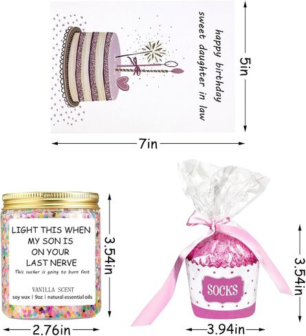 Daughter in Law Gifts - Daughter in Law Gifts from Mother in Law Father in Law - Funny Birthday Wedding Mothers Day Xmas Gifts for Daughter in Law from Mom Dad - Best Gifts for Sons Girlfriend in Saudi Arabia