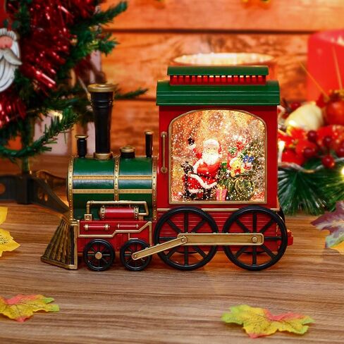 Fall Decor Snow Globe Lighted Pumpkin Thanksgiving Decoration Swirling Glitter Snow Globes Pumpkin Table Accent for Fall Harvest Day Decorations,Pumpkin&Scarecrow in Saudi Arabia