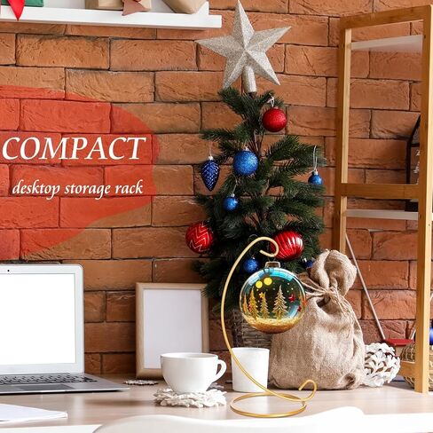 12 حزمة حلية عرض موقف أسود الذهب الأبيض حامل مصنع الهواء مرابي شماعات 9.06 بوصة × 3.94 بوصة سلك حديد معلق هوك للزجاج الكريستال الساحرة الكرة عيد الفصح عيد الميلاد الزفاف مكتب المنزل in Kuwait