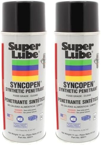 Super Lube Synthetic Penetrant w/Syncolon® (Translucent Clear, 11oz Aerosol) | NSF Certified Food Grade & Clean | Loosens Rusted Parts in Saudi Arabia
