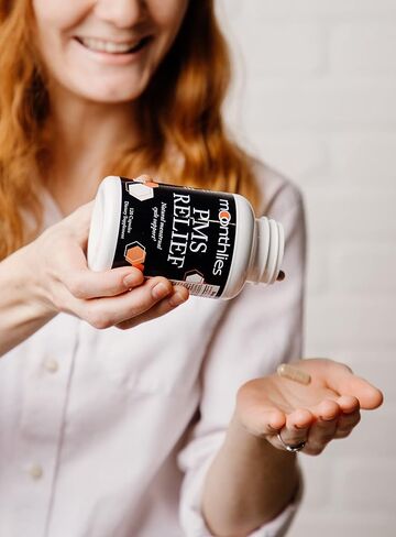 PMS Relief Supplement for Women Menstrual Cycle Support - Naturallly balance Mood Swings, Period Cramps, Bloating, Fatigue, Water Retention, PMDD, Perimenopause (60 Day Supply 120 Capsules) in Kuwait