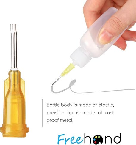 30ml Needle Tip Squeeze Bottle, Applicator bottle, Precision tip applicator bottle with a Funnel for Small Gluing Projects，4Pcak in Saudi Arabia