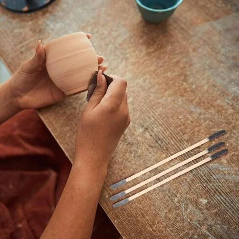 20Pcs Black Sanding Sticks Double End Matchsticks Twigs 120/280 Grit Fine Detailing Polishing Tool for Plastic Models Miniatures Wood Hobby Stuffers，Detail Sander Paper Power Sander Parts,Accessories in Kuwait