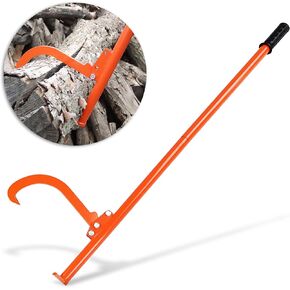 Felled Cant Hook Logging Tool 60 Inch - Log Roller Tool for Cutting Lumber, Grabber Cant Lifter Similar to Timber Log Peavey Tool, Wood Rollers, Log Pole Lifting and Handling Tools