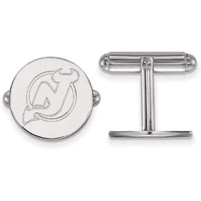 New Jersey Devils Cufflinks (Sterling Silver)