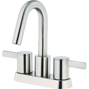 Gerber D222530 Amalfi Single Handle Bathroom Faucet with Metal Touch-Down Drain, Chrome
