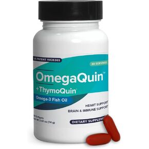 OmegaQuin Cold-Pressed Black Seed Oil Plus Vivo-Mega Fish Oil Synergy