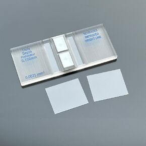 Chrome-Plated Neubauer Cell Counting Chamber Kit with Bright Line and 2 Cover Slides, Hemocytometer Ideal for Blood Cell and Microorganism Counting