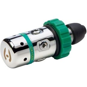 Hollis Scuba Diving H-O2 First Stage Piston Regulator DIN - Silver