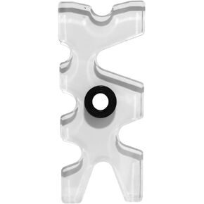 Tbest Pool Bridge Head,Moosehead Bridge Head,Transparent Acrylic Snooker Billiards Cue Rack Moosehead Heads Accessory for Nine Ball Billiard/Pool Cue Accessory Pool Bridge