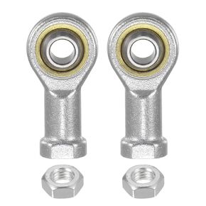 uxcell PHSA6 M6 Female Rod End Bearing Set - 2pcs of M6x1.0 Left and Right Hand Thread Rod Ends with Jam Nuts
